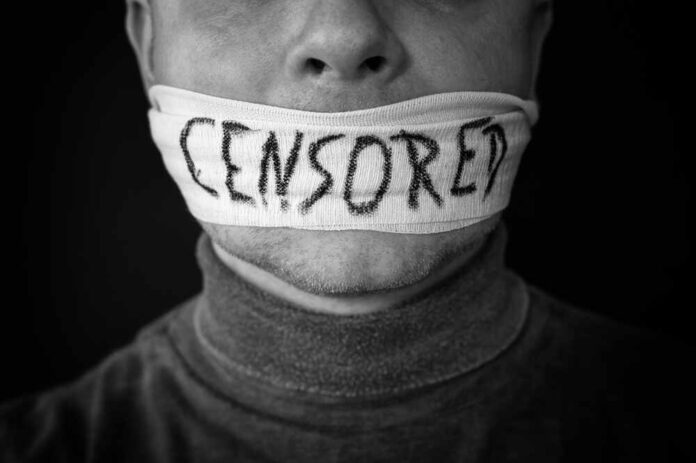 Bandaged,Mouth,Of,A,Man,With,The,Word,Censored,In
