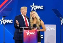 Riley Gaines and President Trump