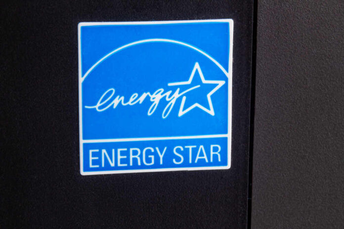 Blue Energy Star label