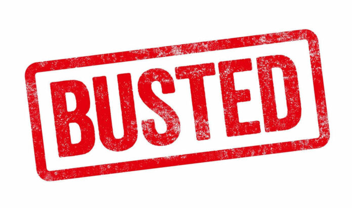 shutterstock_2145950997.jpg Red Busted stamp on white background