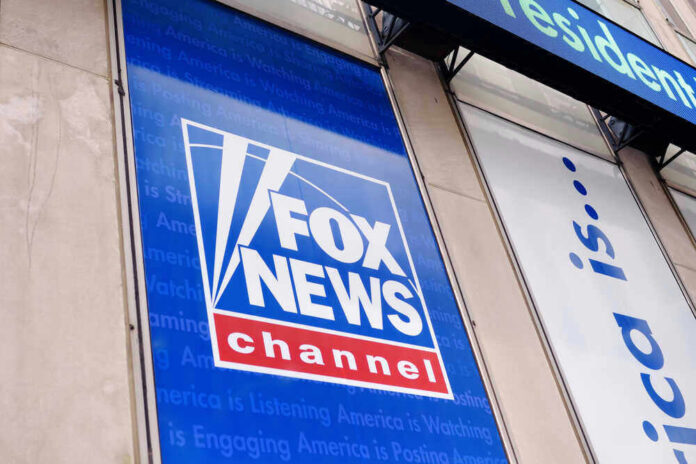 Fox News channel sign on building exterior