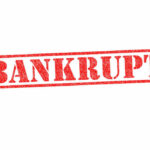 Bankruptcy Bomb: Costco Issued Cards Go Dead Red stamped word bankrupt on white background