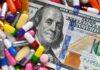 TrumpRx DRUG REVOLUTION Expands By Hundreds A hundred dollar bill surrounded by various colorful capsules and pills