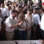 Pro-Trump candidate pulls ahead in Colombia presidential vote as ruling party sows doubt in results