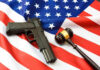 Supreme Court Smacks Gun Rule Gun and gavel on a U.S. flag.