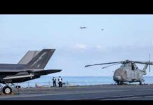 Russian Bomber Taunts Aircraft Carrier Russian Bear Aircraft Buzzes HMS Prince of Wales