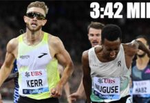 VIDEO: 3:42 Shock Shreds 27-Year Wall The Mile World Record || Josh Kerr VS. Yared Nuguse - 2026 London Diamond League
