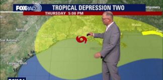 Tropical Weather Forecast: Depression Two projected to reach southeast US