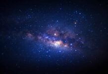 Cosmic Sugar Twist Changes Everything Starry night sky with bright Milky Way galaxy