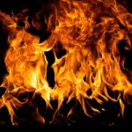 VIDEO: Tourist Coast Turns Into Fire Nightmare Bright flames dancing against a dark background