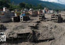 HORRIFIC VIDEO: Sudden Deluge Erases Entire Settlements Wall of mud and debris floods communities in Nepal and Tibet