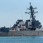 U.S. Warship Adrift In Hot Zone