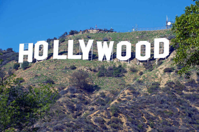 shutterstock_546589213 Hollywood sign on a hillside in Los Angeles.
