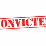 CONVICTED: He Ran A Torture Mill Red stamped text convicted on white background