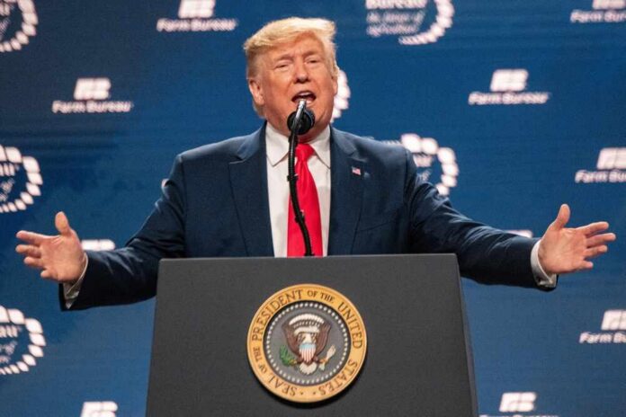 U.s.,President,Donald,Trump,At,The,101st,American,Farm,Bureau President Donald Trump