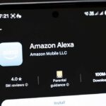 Amazon’s Phone-From-Space Gambit Smartphone screen showing Amazon Alexa app page