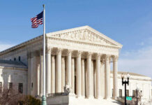 Supreme Court Puts DHS Election Tool Back In Play U.S. Supreme Court building with American flag.