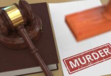 Cop Named In 1960 Child Murder Judge's gavel on a law book beside a stamped document